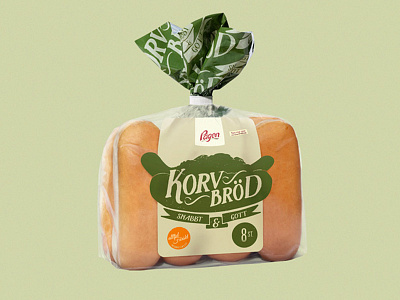 Sausage Buns - Regular illustration packaging typography