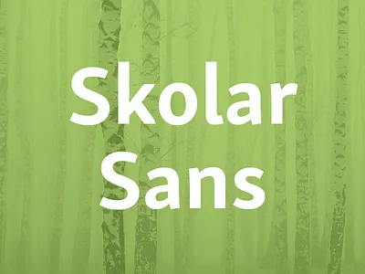 Skolar Sans brezina extended font narrow rosetta sans simple skolar typeface