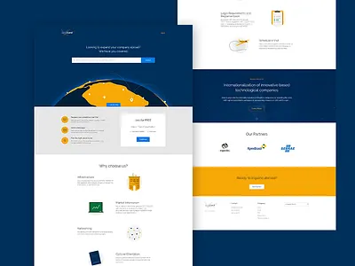 Land2land design land2land layout marin sotirov planet relocation site web