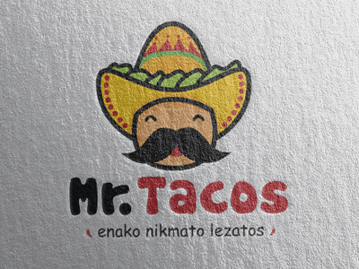 Mr.Tacos design logo mr.tacos tacos