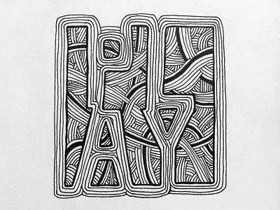 daybreak doodle 3 doodle hand drawn imperfect ink lines typography