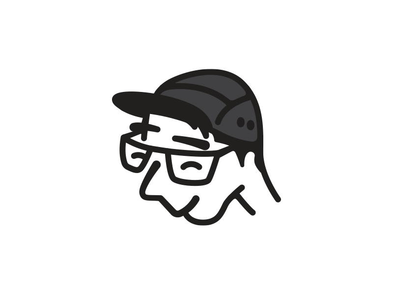 Weird Selfie avatar illustration line art portfolio selfie stop being lazy turtle