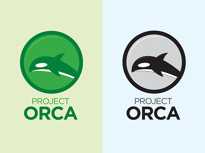 Cucumber Orca. Normal Orca animal black cucumber green killer whale orca