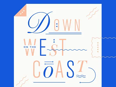 The 100 Day Project, Day 19 100 day project akzidenz grotesk austin editorial experimental geometric graphic snell roundhand squiggles type typography west coast