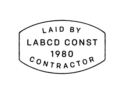 Found Type crest seal stamp type