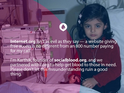 Internet.org isn't evil! facebook internet.org karthik naralasetty mark zuckerberg socialblood