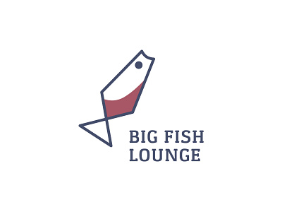 Big Fish Lounge Logo logo