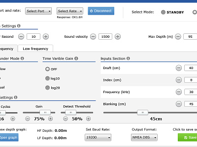 Echo Sounder Software echo sounder software ui windows