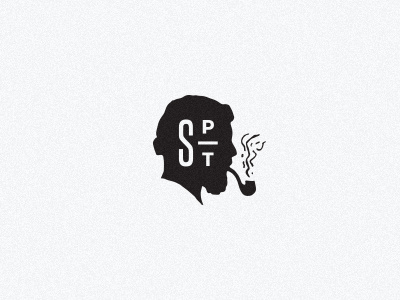 Salty branding foodtruck logo logomark monogram pipe sailor salty smoking