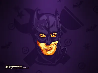 Astro Plumberman astronaut bang batman big big bang dark knight hero howard wolowitz plumber simon helberg superhero theory