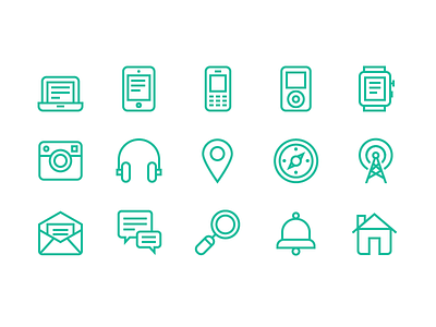 Mobile Icons apple watch icons ipad ipod laptop