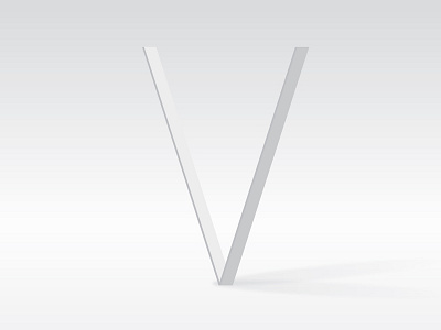 Vit V 3d illustrator vector