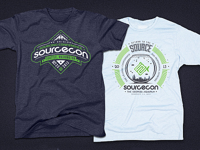 SourceCon Shirts aquarium atlanta branding conference illustration seattle shirt sourcecon