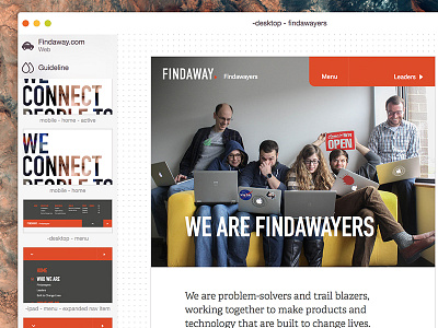 Findaway website