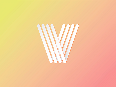 Letter V 36daysoftype gradient illustration illustrator letter type typography v vector