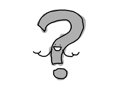 question mark ? gimp illustration