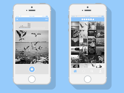 Sonora app design ios iphone sonora ui ux