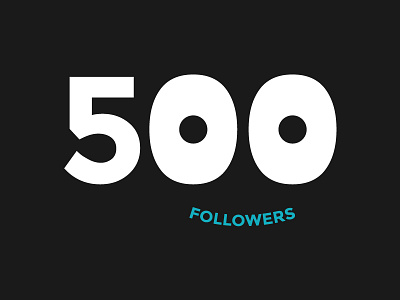 500 FOLLOWERS 500 followers thanks