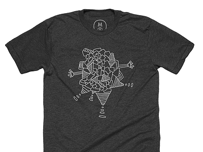 Hug Me, Boulder? abstract geometric shirt vector