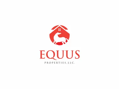 Equus design horse house logo properties real estate