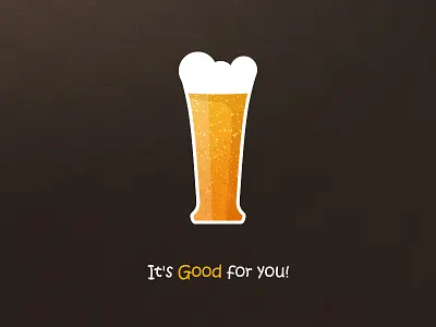 Beer Icon ale beer brown good icon orange yellow