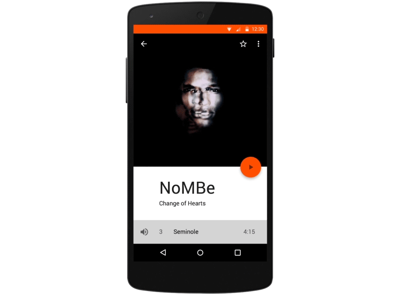 Morph - Floating Button android button design framer framerjs google interaction material morph music player ui