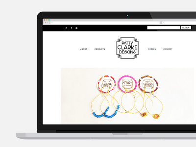 Patty Clarke Designs website design