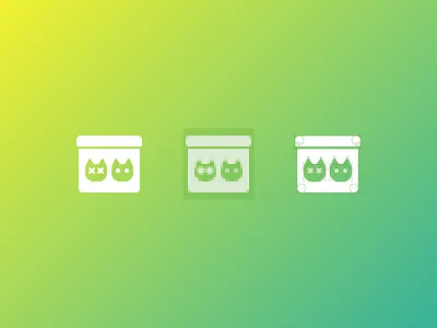 Doubt cat icon pixel schrödinger