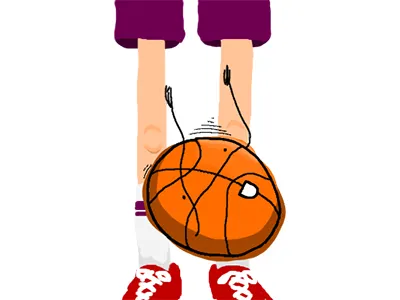 double dribbble gimp illustration