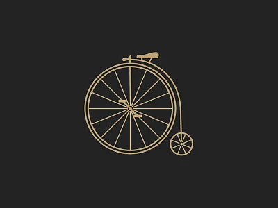 Penny Farthing bicycle bike farthing history icon old penny