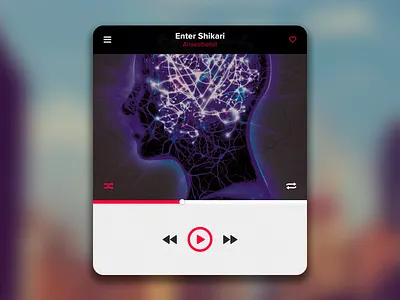 Music App flat music music player player ui ux wiget