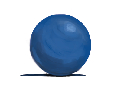 Ball Photoshop Illustration ball brush color cool illu painting photoshop shape tones