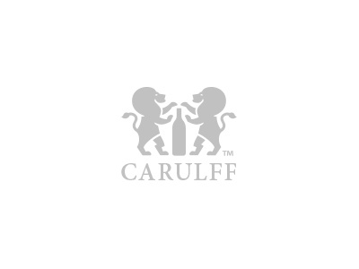 Carulff animal bottle branding identity lions logo mark wine