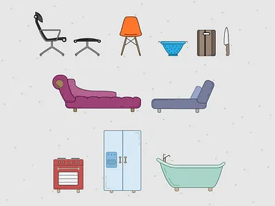 Drawing Afternoon Color Rebound 1px household kitchen