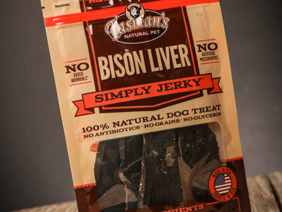 Tasman Natural Pet - Simply Jerky dog treats packaging