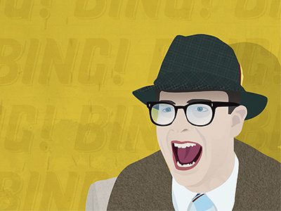 Ned Ryerson bing! groundhogs day illustration ned ryerson