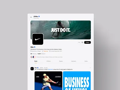 Twitter redesign clean graphic design minimalist ui