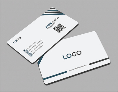 Minimal Business Card Design Template brand branding business business card business card design business card layout business card template card card design design graphic designer marketing minimal minimal business card print design promotion stationery template