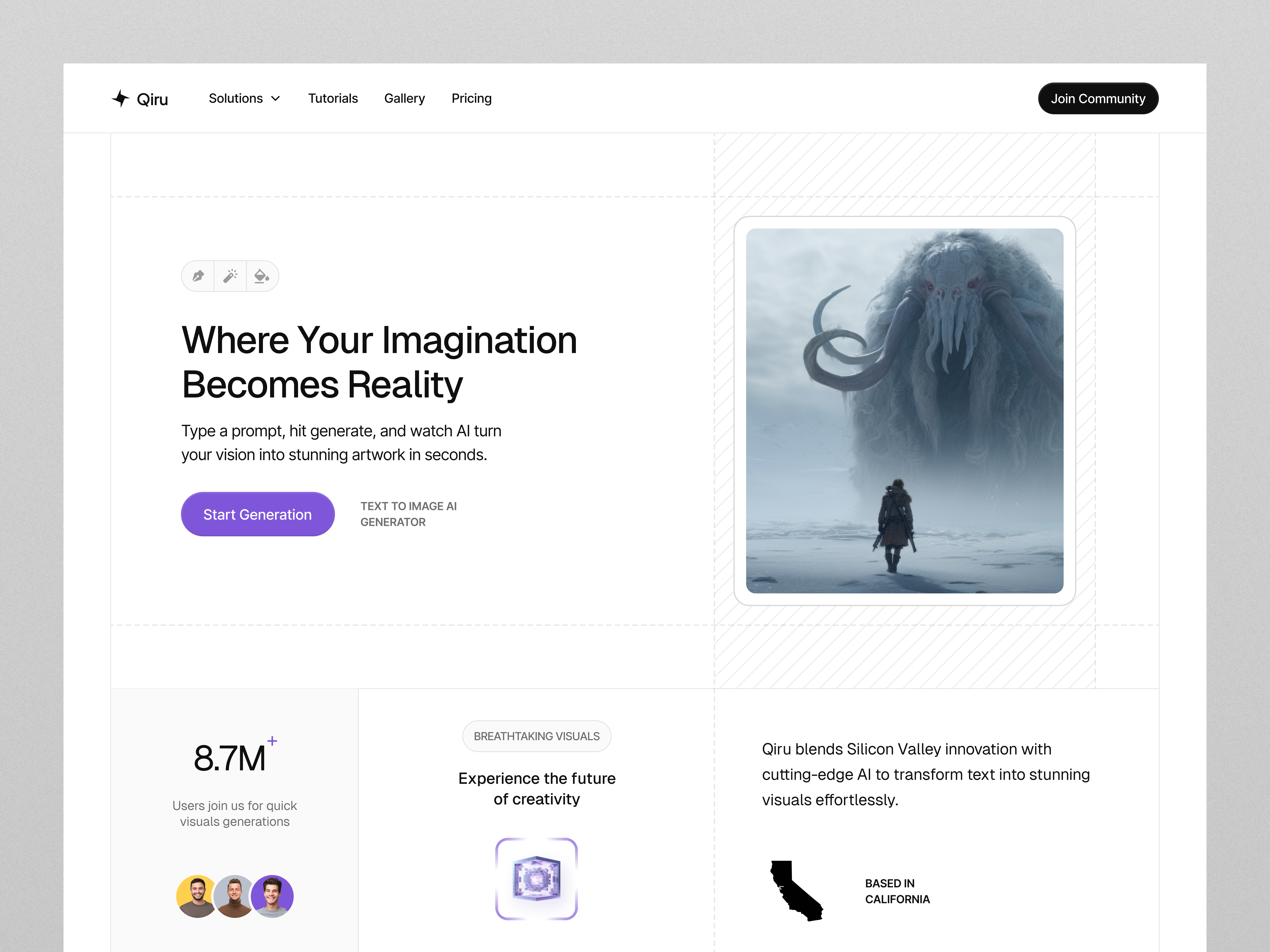 Example of Landing Page & Website Design