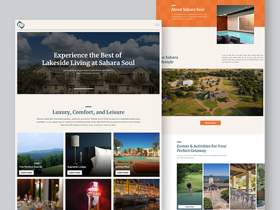 Sahara Soul | Website Design 2025 trending design community five star hotel flat website deisgn golf club golf courses landing page landing page design luxury luxury resort minimal product design resort ui user experience user interface ux vintage website design