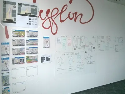 The Wall brainstorming ‪sketch ‪‎ux‬ ‪‎visualization‬ ‪‎wall‬