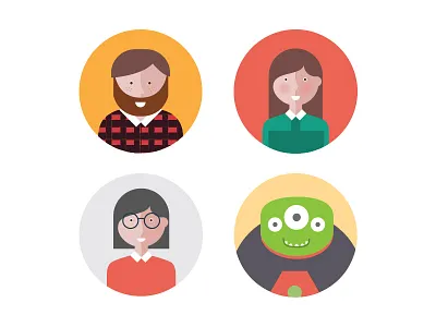 Meniga Characters meniga