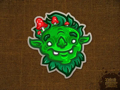 Woodruff forest ghost green mushroom