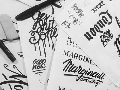 Handletters calligraphy font handletters lettering sketch type typeshit