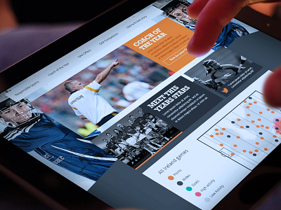 Sports site dark dashboard ui user interface