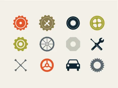 True Fix Visual Language branding graphic design icons identity logo design