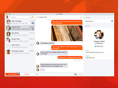 Jive Chime - Mac chime desktop jive mac messaging mobile orange rtc