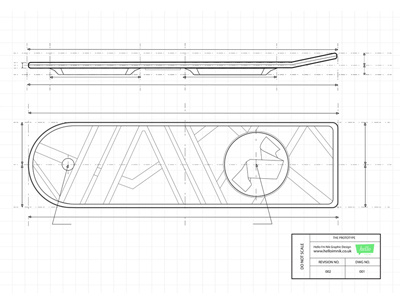 The Hoverboard Prototype | Back To The Future back to the future films future graphic hoverboard illustration movies prototype technical drawing