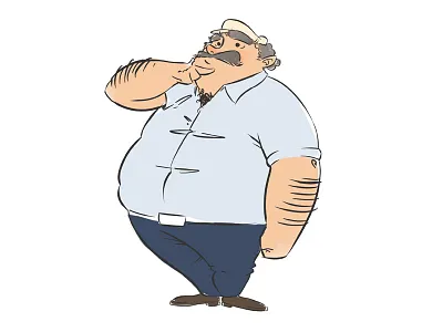 Herr Butternuss Character character comic illustration personal project