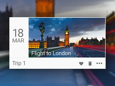 Transfer App Flight Card Detail app card detail flight travel